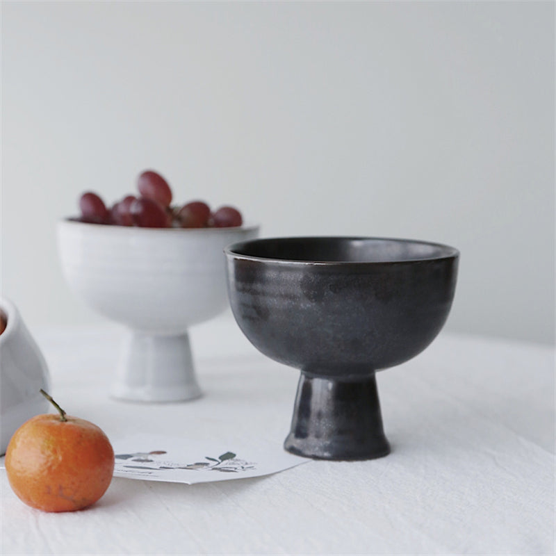 Creamy White Irregular Design Minimalist Ceramic Bowl