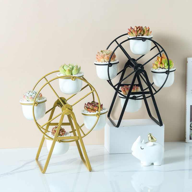 Ferris Wheel Flower Pots
