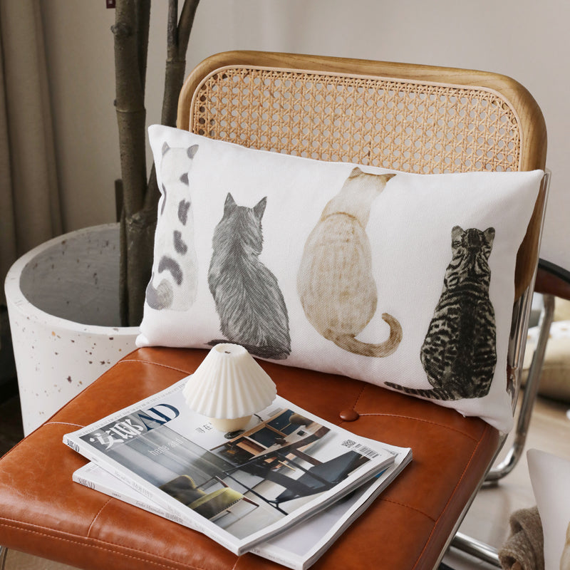 Kitty Cat Decorative Throw Pillow