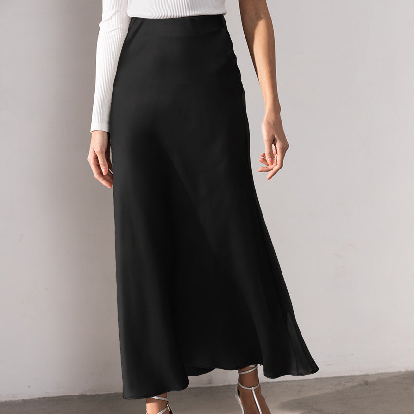 Silk Maxi Skirt