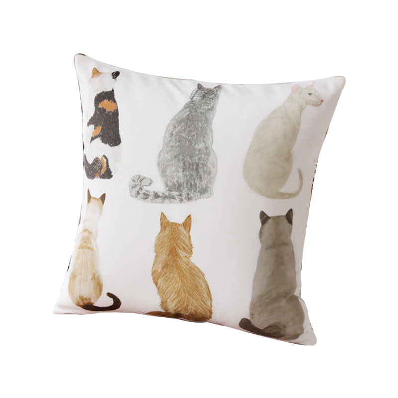Kitty Cat Decorative Throw Pillow