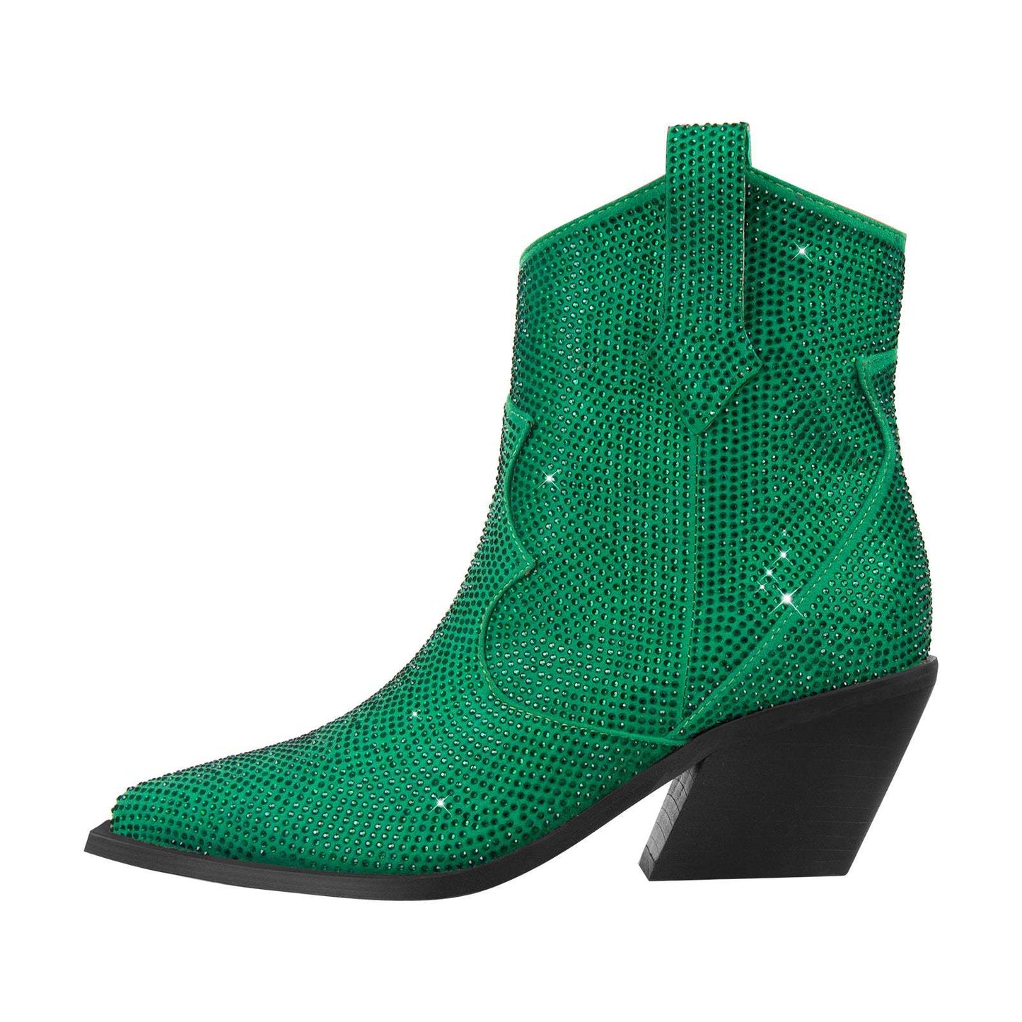 Rhinestone Pointed Toe Western Cowgirl Boot