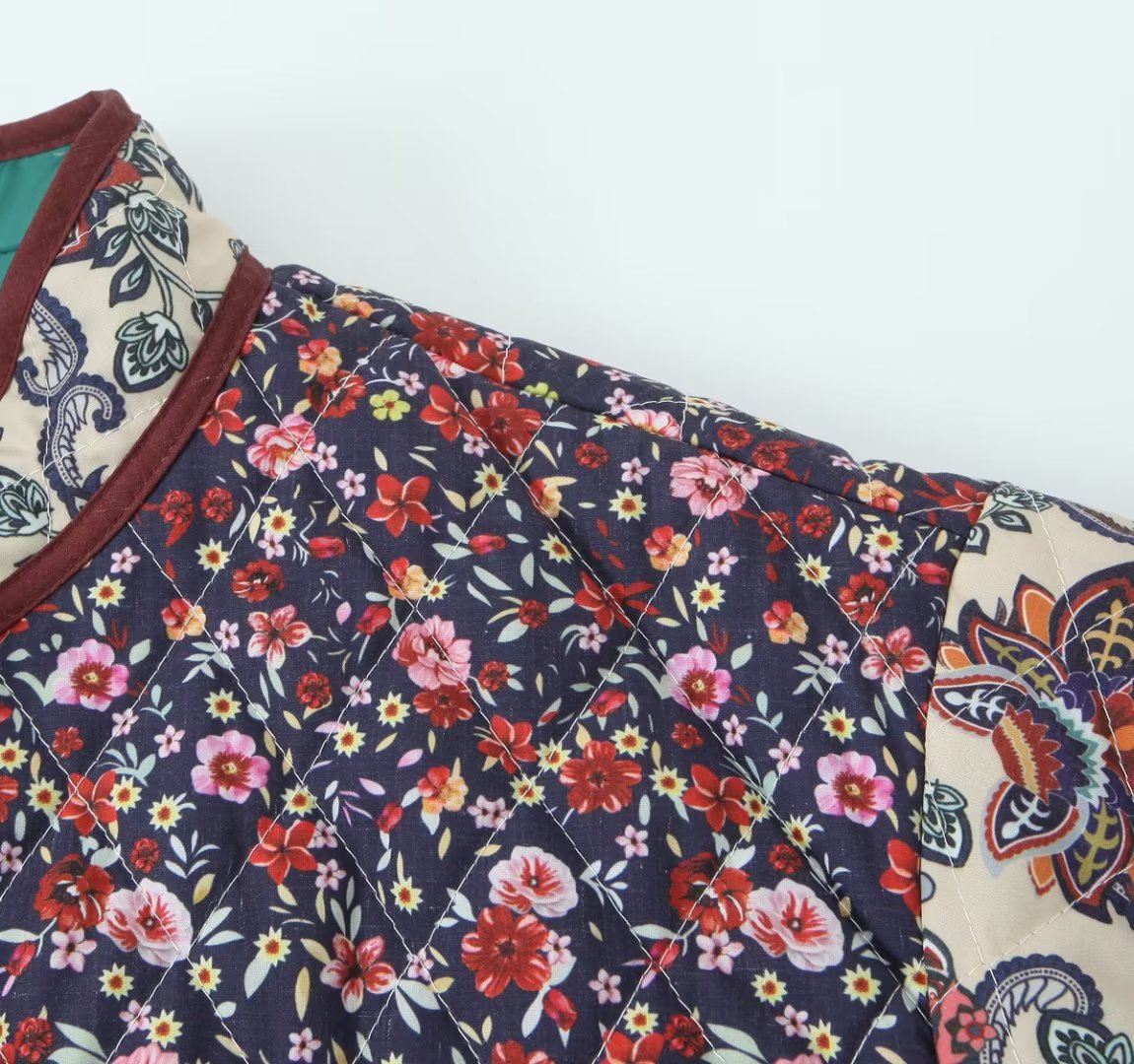 A Living Tapestry Quilted Coat