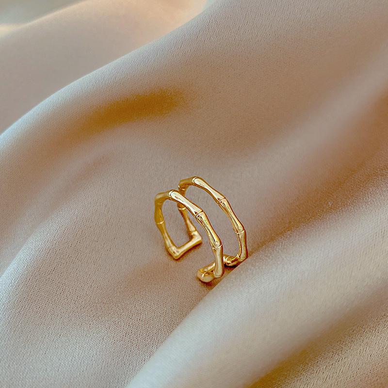 Gold Bamboo Ring