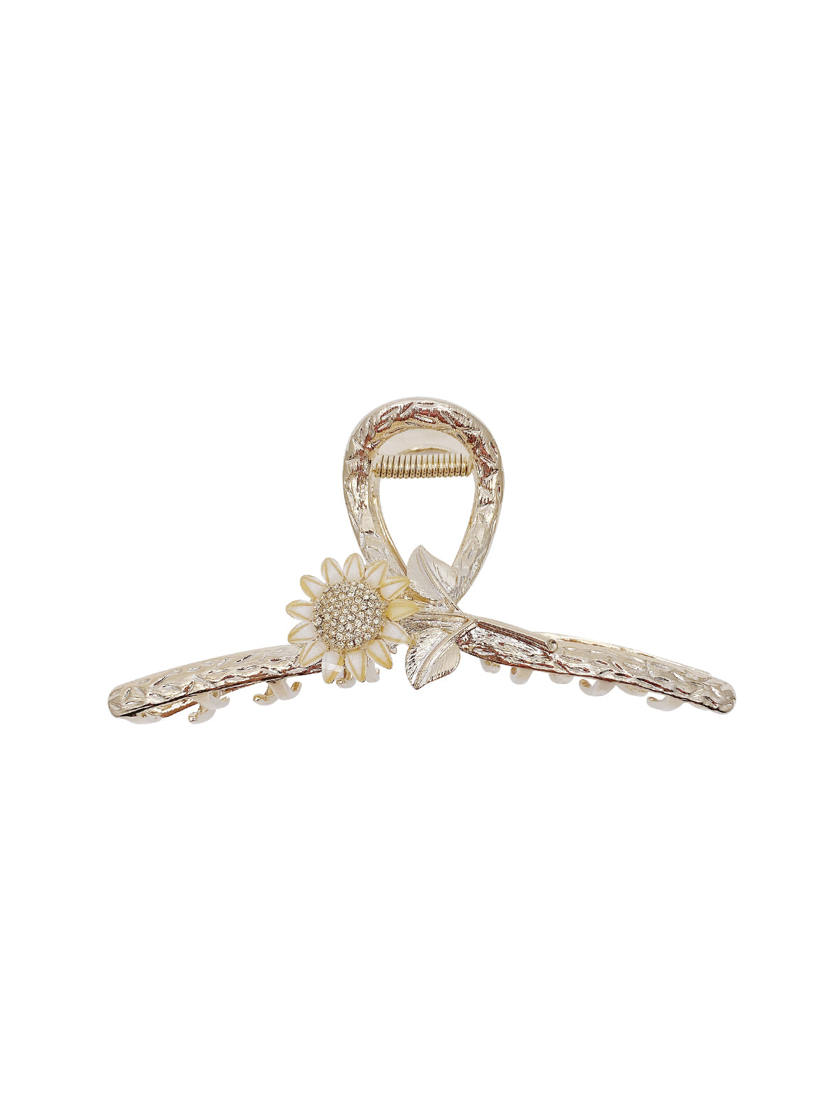 Golden Sunflower Claw Clip