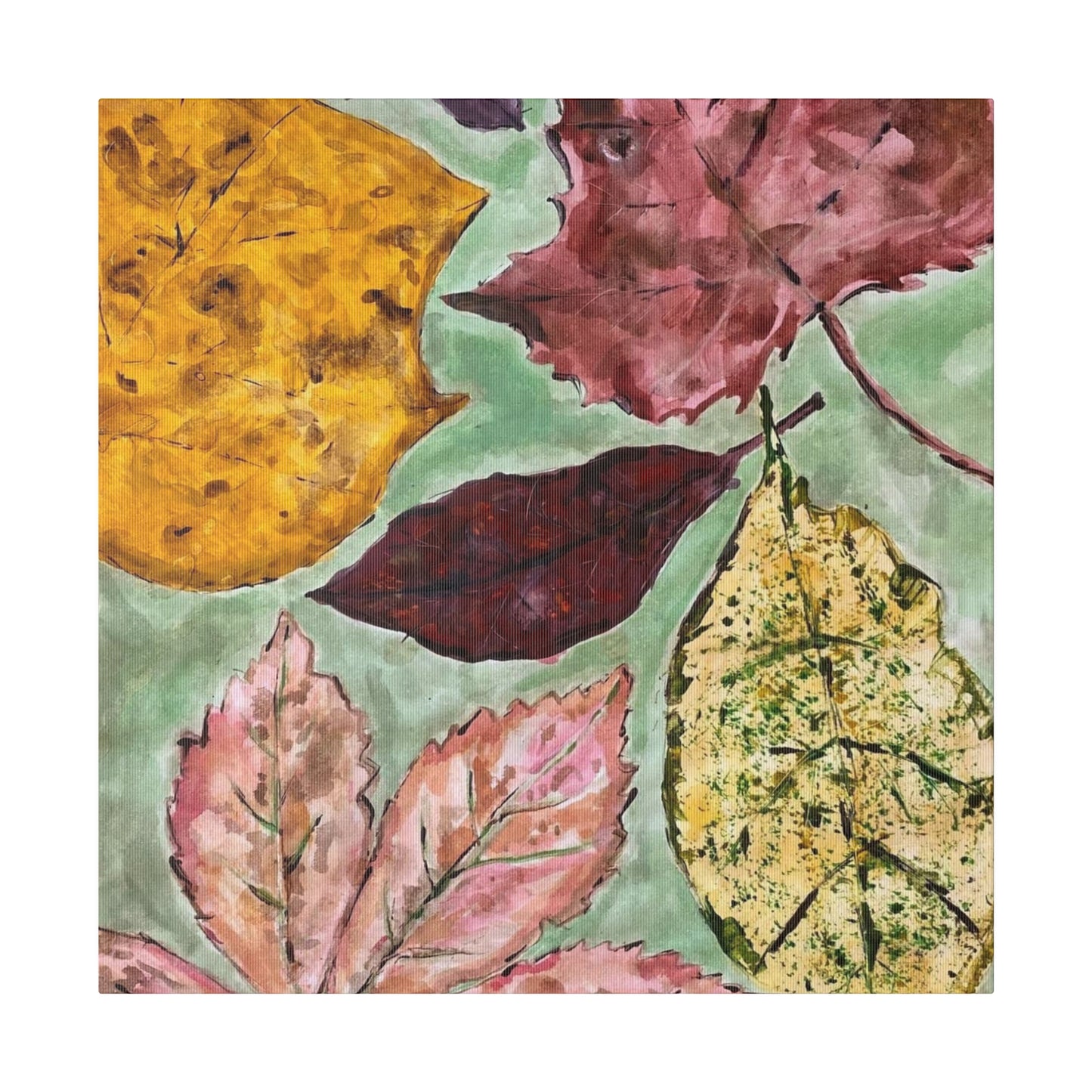 Fall Leaves, Matte Canvas, Stretched, 0.75"