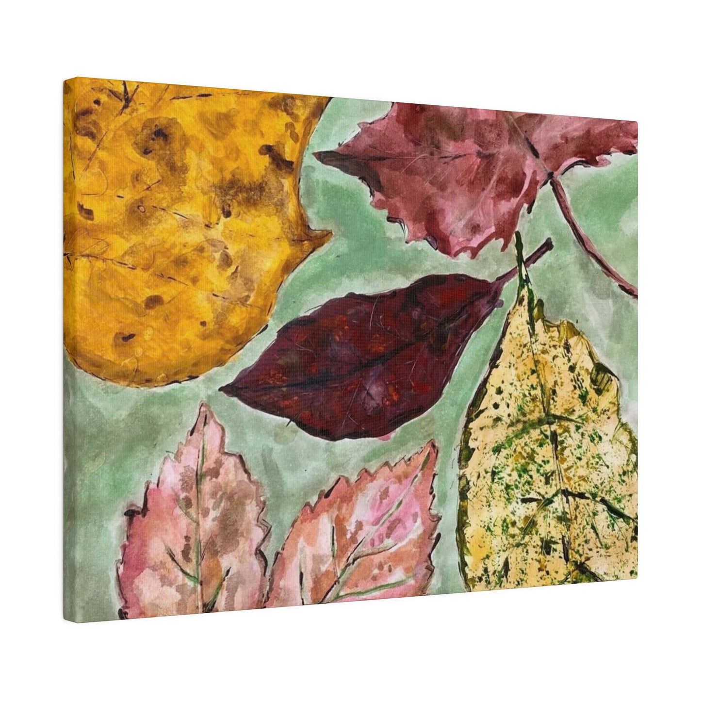 Fall Leaves, Matte Canvas, Stretched, 0.75"