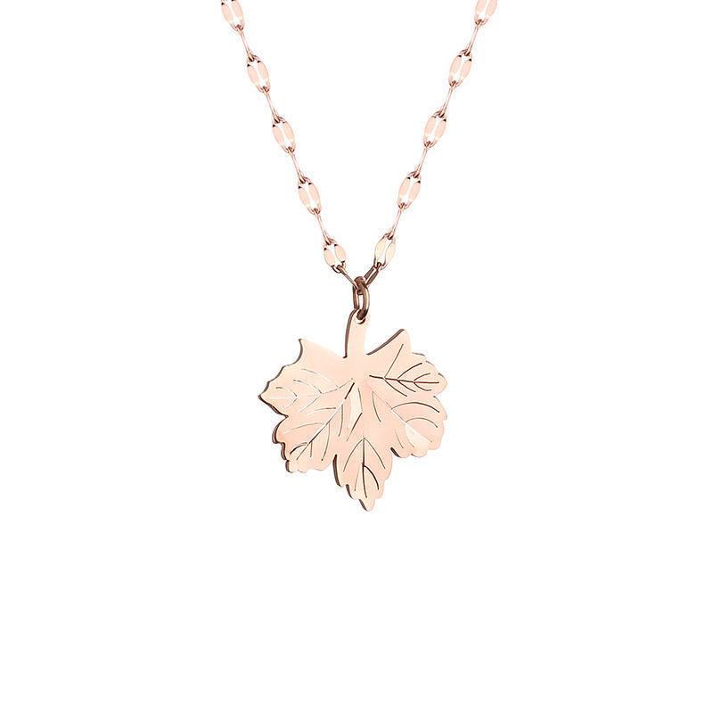 Maple Leaf Necklace
