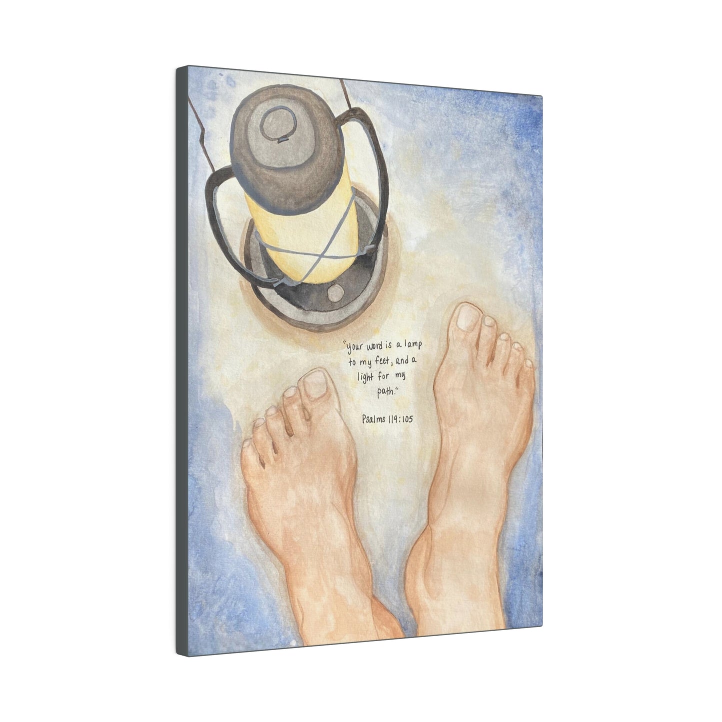 Lamp Unto My Feet, Matte Canvas, Stretched, 0.75"