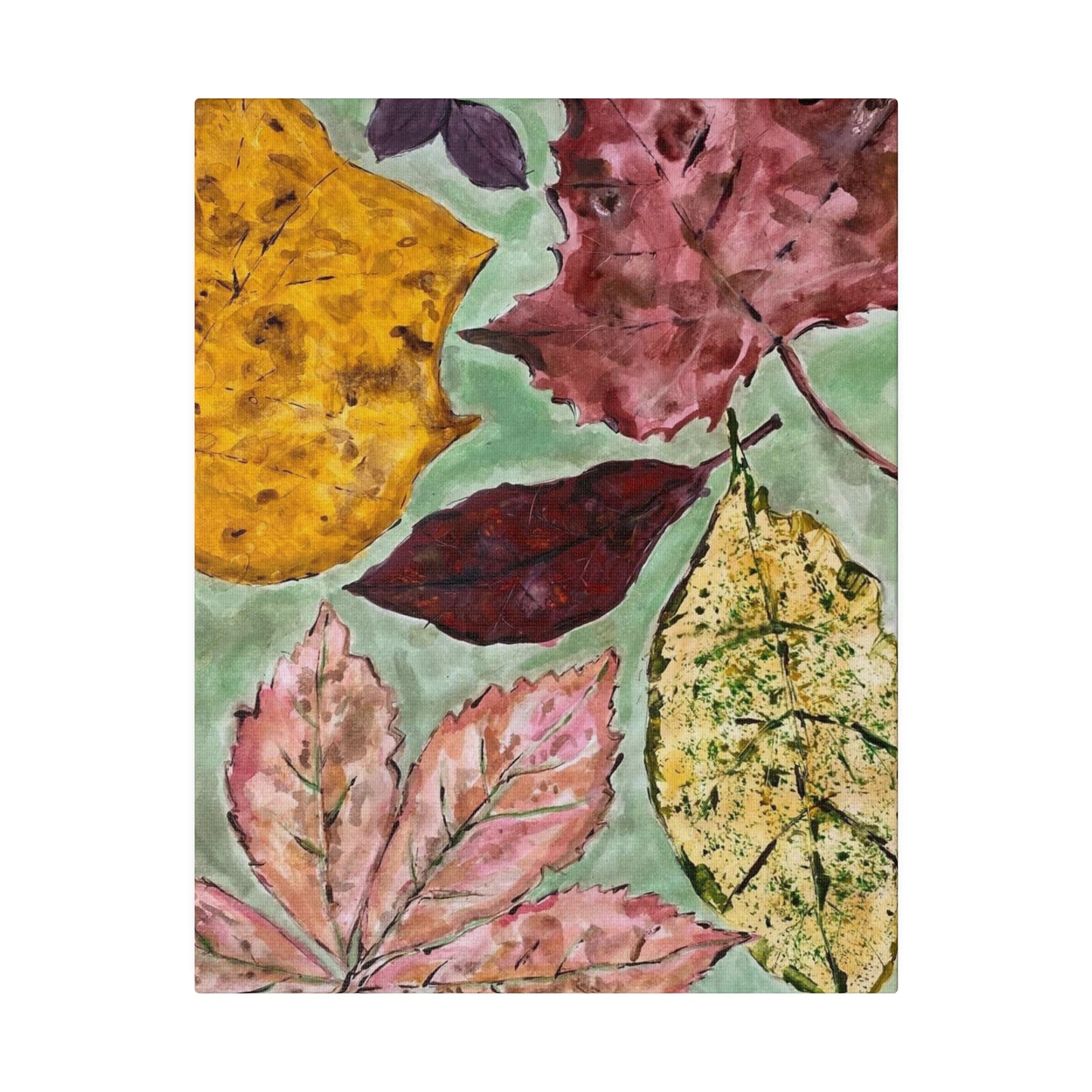 Fall Leaves, Matte Canvas, Stretched, 0.75"