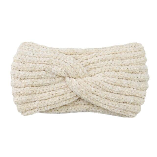 Knitted Criss Cross Headband