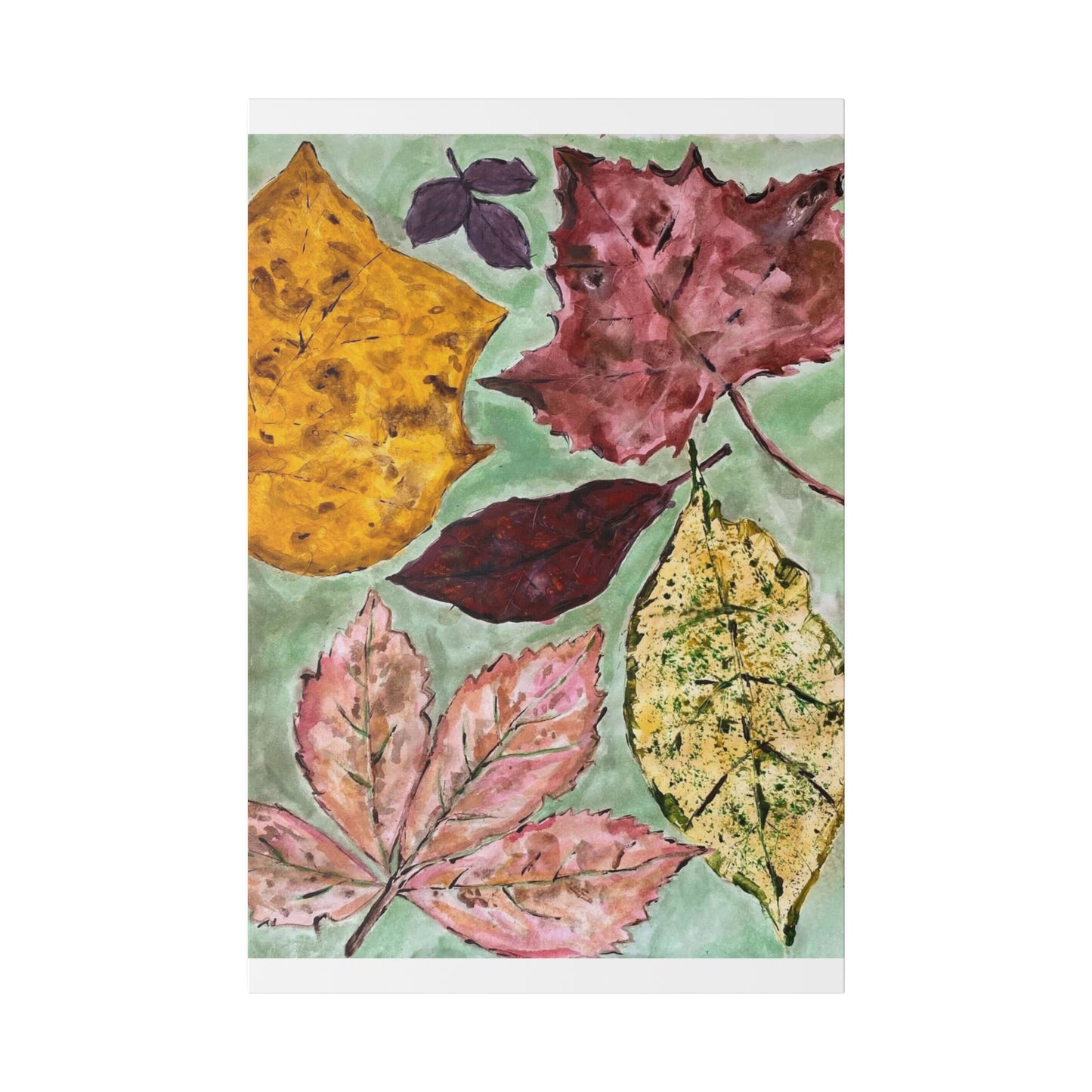 Fall Leaves, Matte Canvas, Stretched, 0.75"