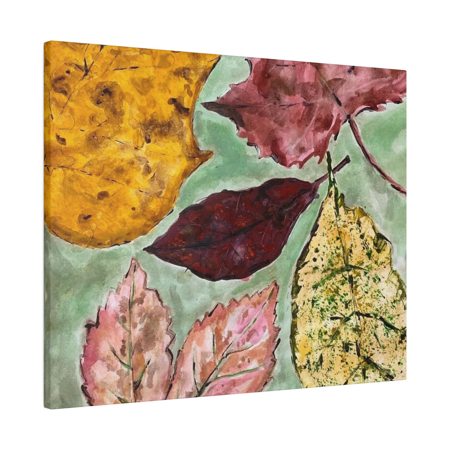 Fall Leaves, Matte Canvas, Stretched, 0.75"