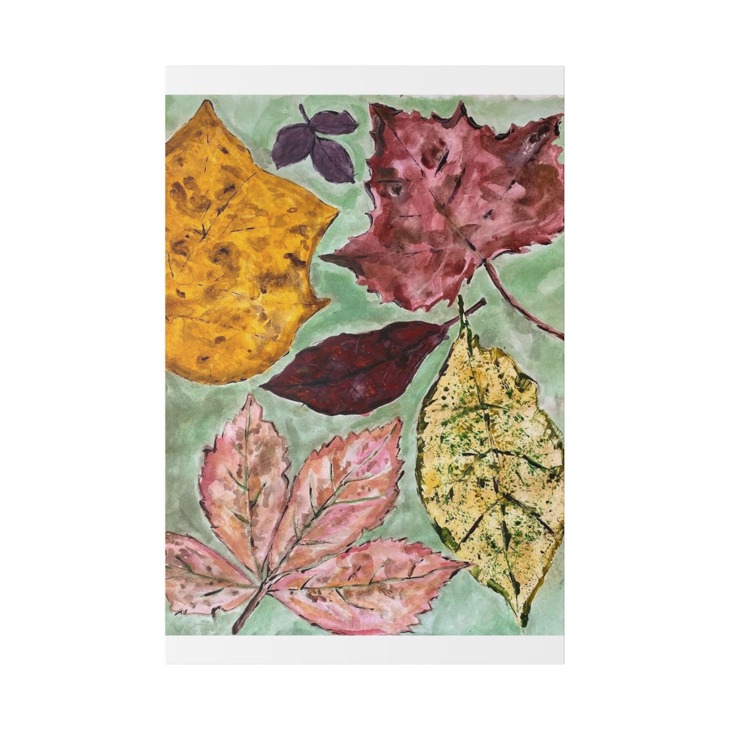 Fall Leaves, Matte Canvas, Stretched, 0.75"