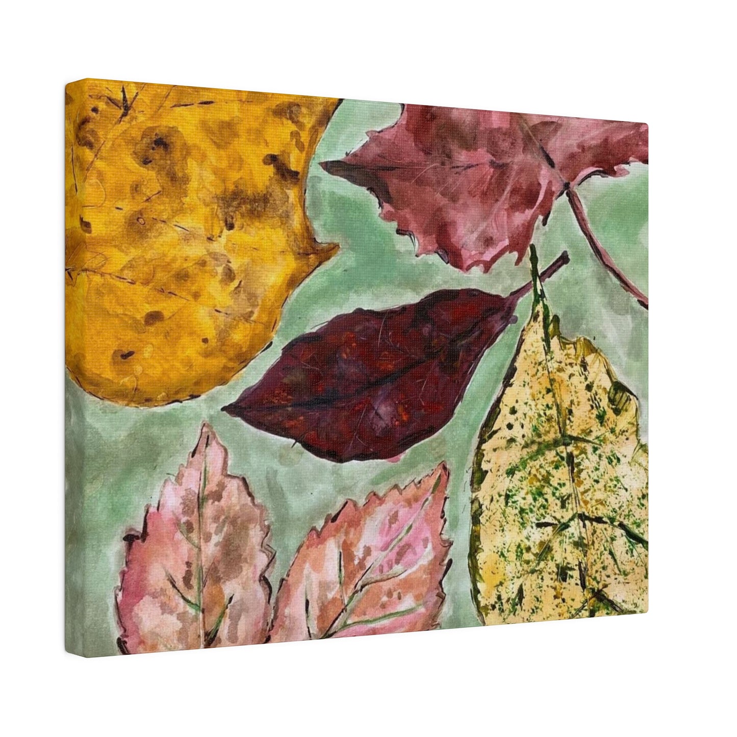 Fall Leaves, Matte Canvas, Stretched, 0.75"