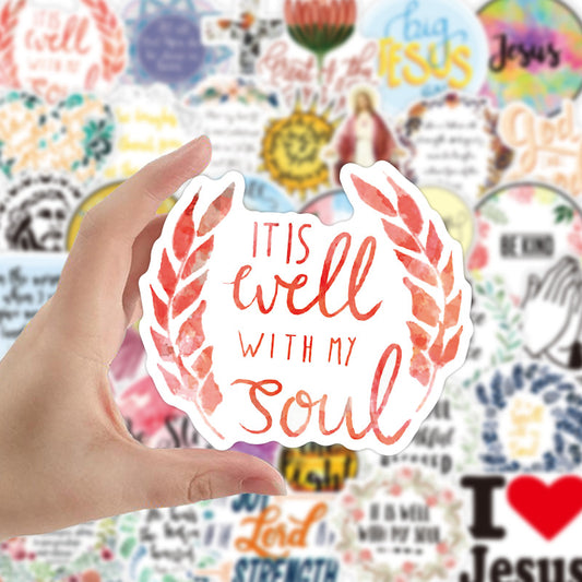 Uplifting Christian Quote Stickers
