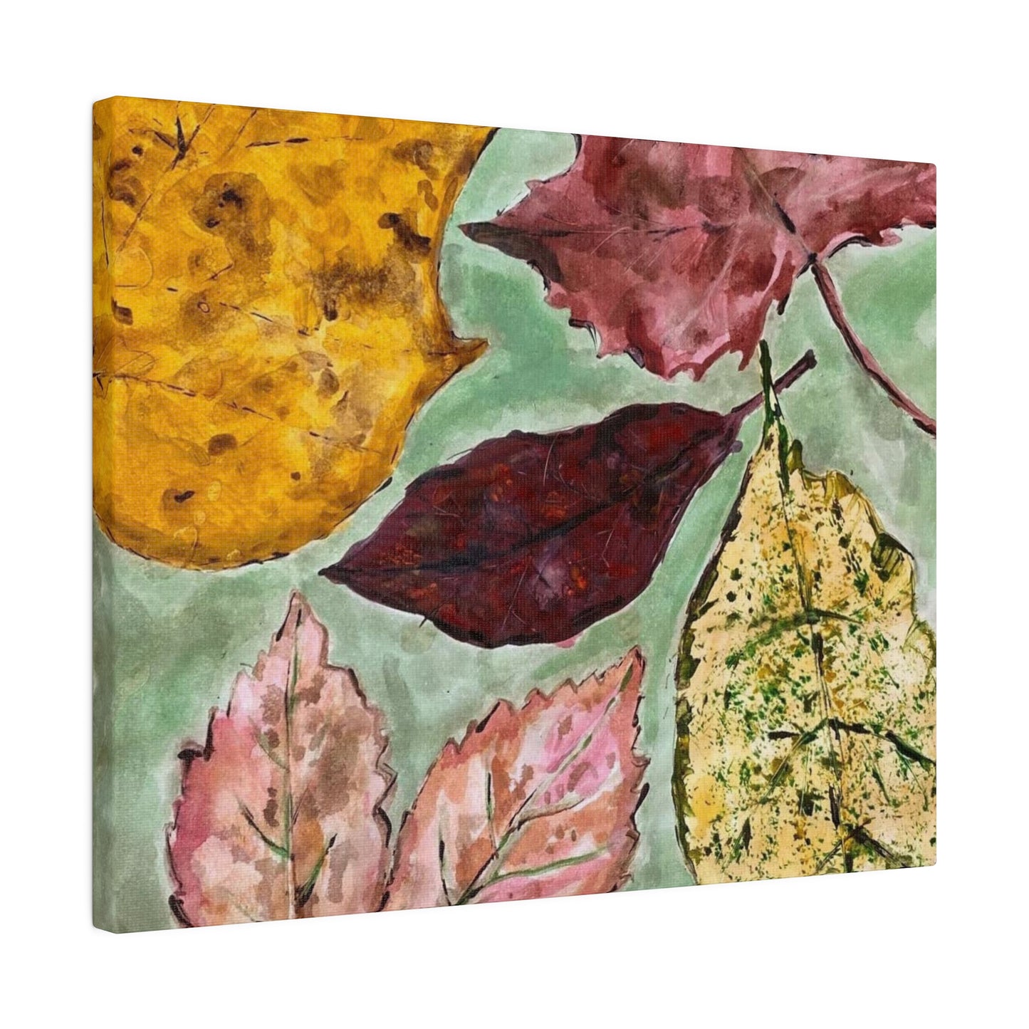 Fall Leaves, Matte Canvas, Stretched, 0.75"
