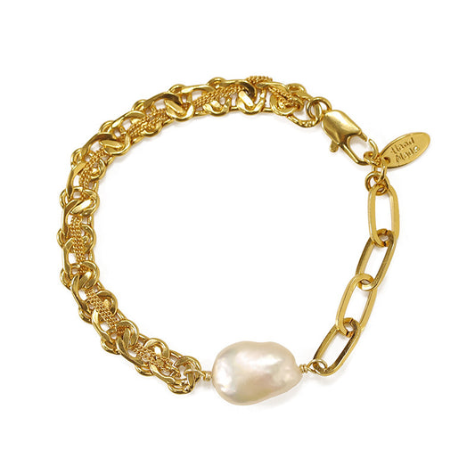 Evermore Pearl Link Bracelet