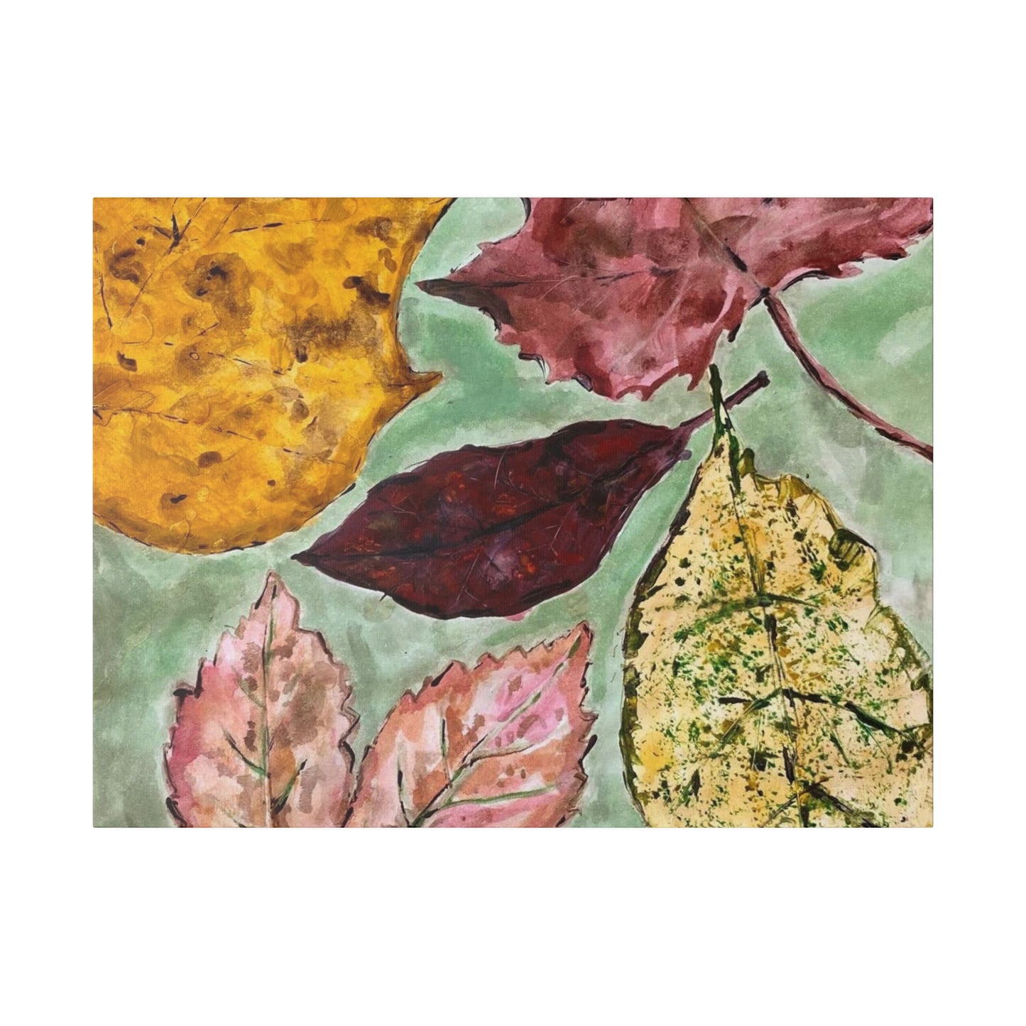 Fall Leaves, Matte Canvas, Stretched, 0.75"