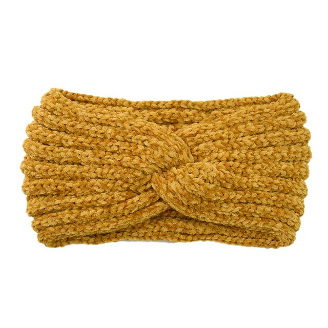 Knitted Criss Cross Headband