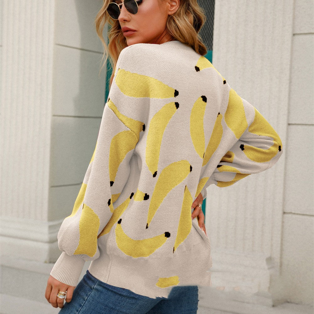 Gone Bananas Knit Sweater