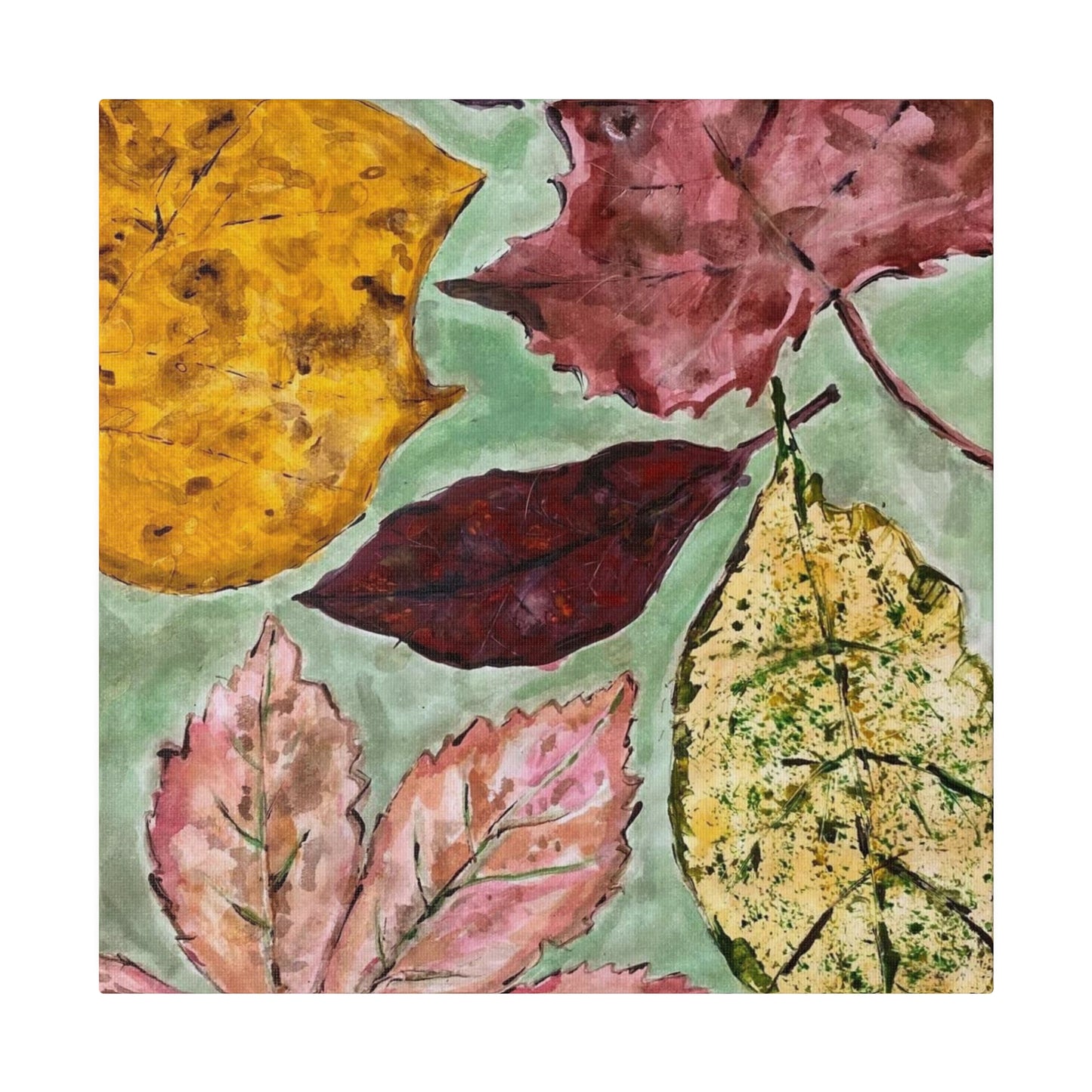 Fall Leaves, Matte Canvas, Stretched, 0.75"