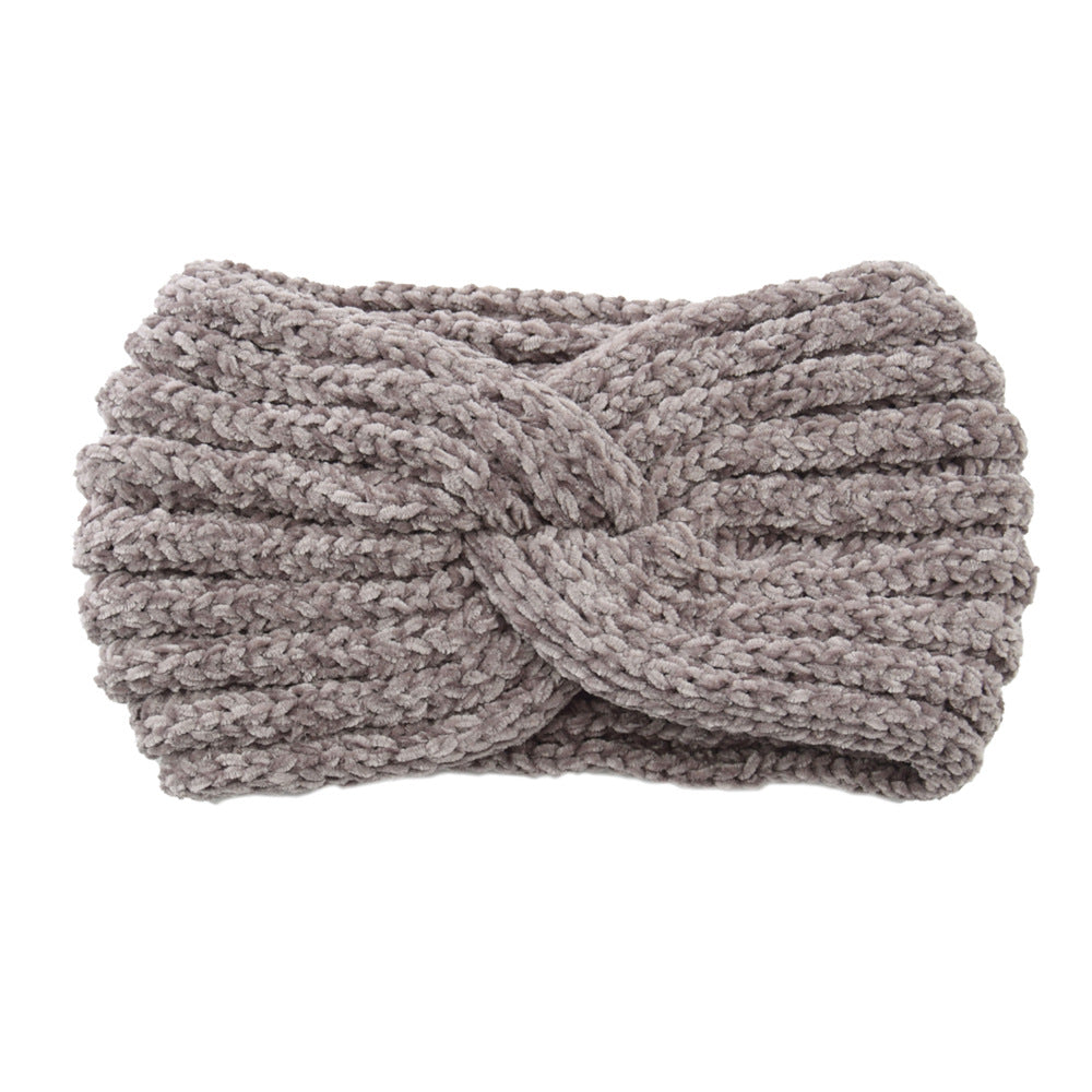 Knitted Criss Cross Headband