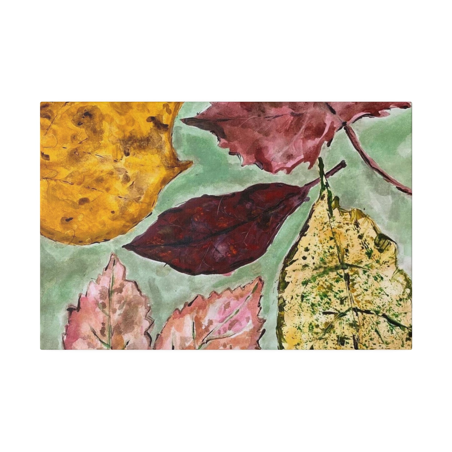 Fall Leaves, Matte Canvas, Stretched, 0.75"