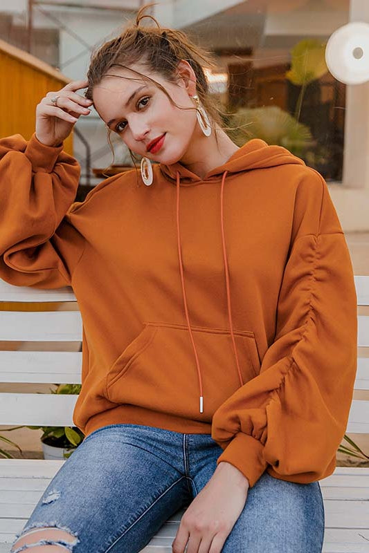 Pumpkin Lantern Sleeve Hoodie