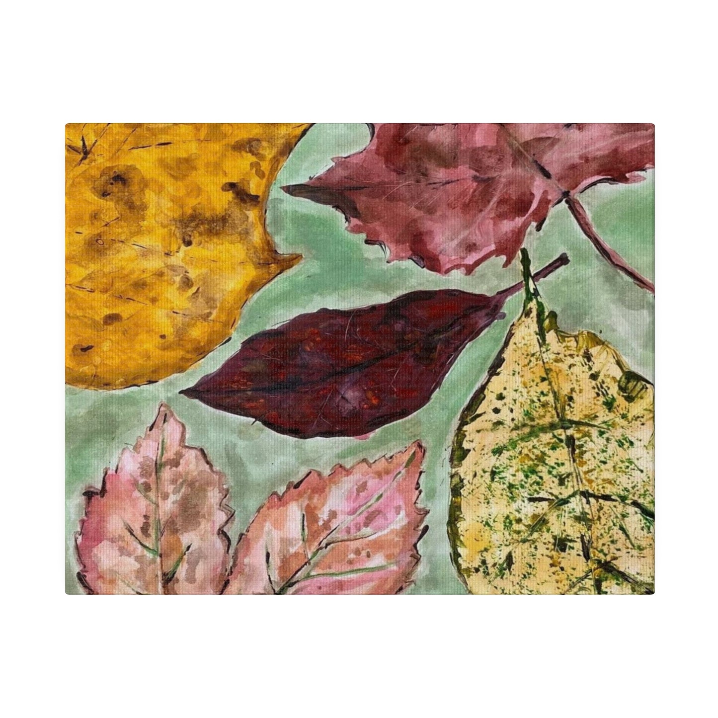 Fall Leaves, Matte Canvas, Stretched, 0.75"