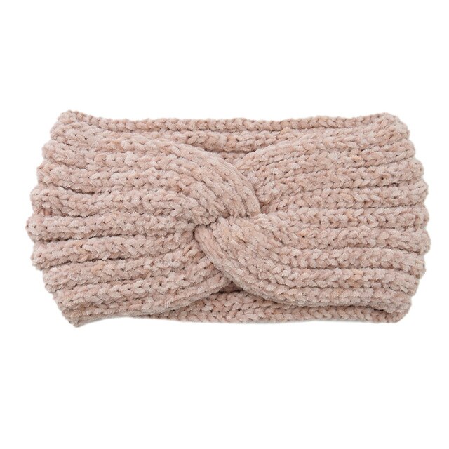 Knitted Criss Cross Headband
