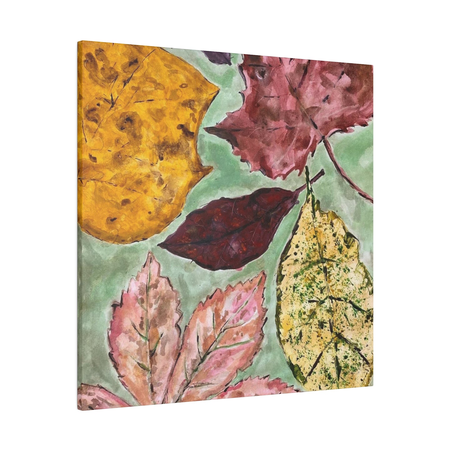 Fall Leaves, Matte Canvas, Stretched, 0.75"