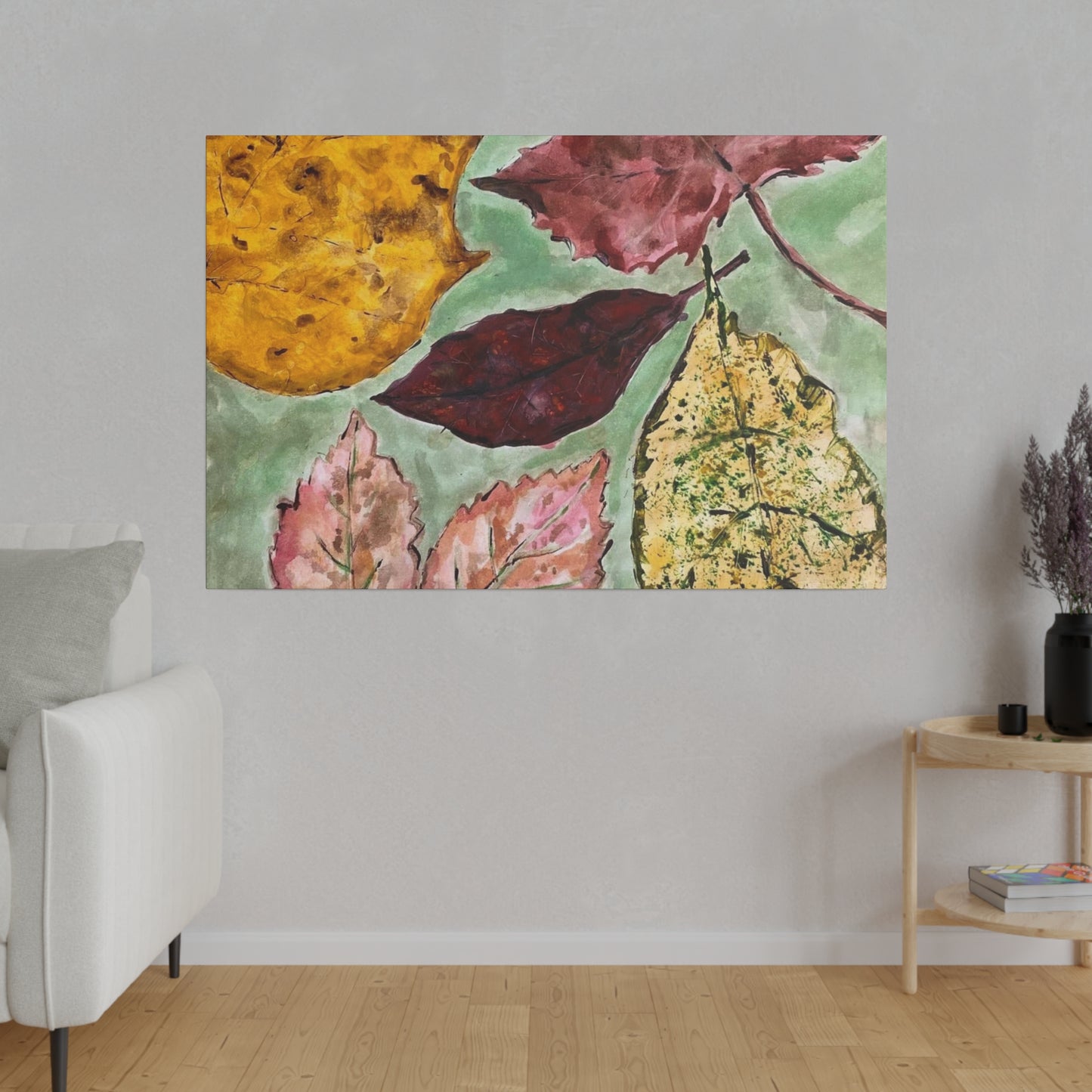Fall Leaves, Matte Canvas, Stretched, 0.75"