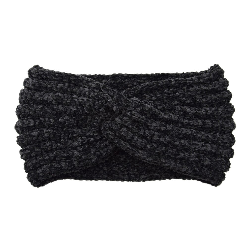 Knitted Criss Cross Headband