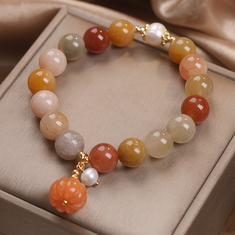 Fall Dreams Pumpkin Charm Bracelet