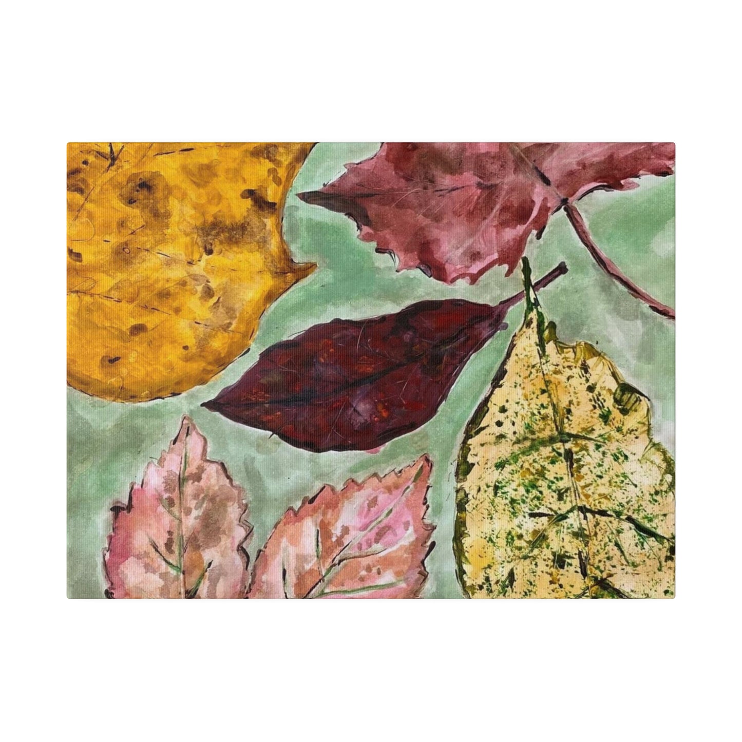 Fall Leaves, Matte Canvas, Stretched, 0.75"