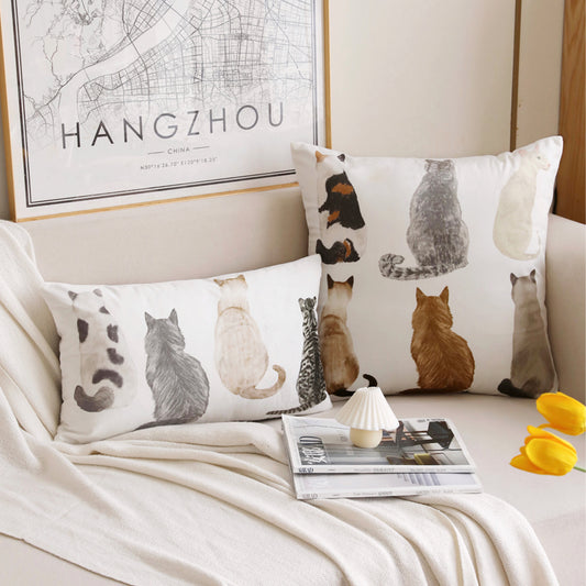 Kitty Cat Decorative Throw Pillow