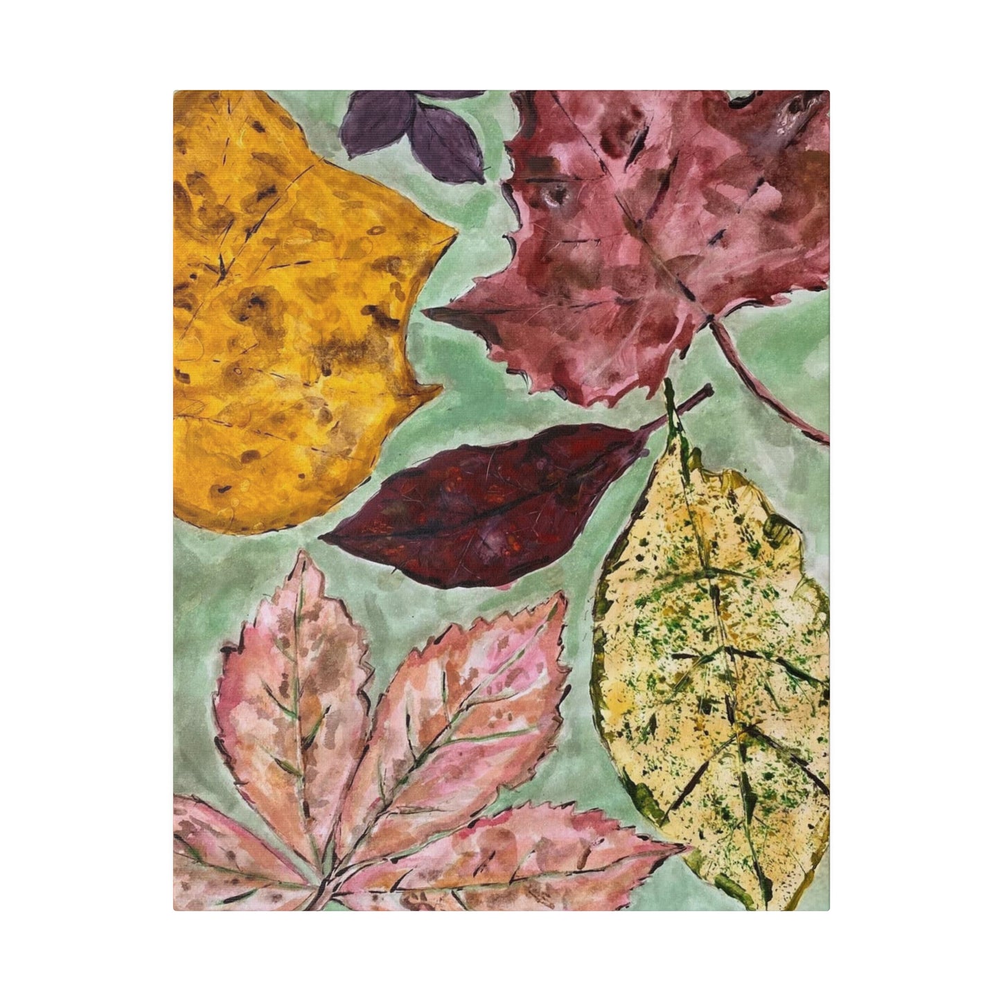 Fall Leaves, Matte Canvas, Stretched, 0.75"