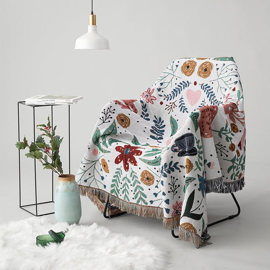 Whimsical Winter Frolic Blanket