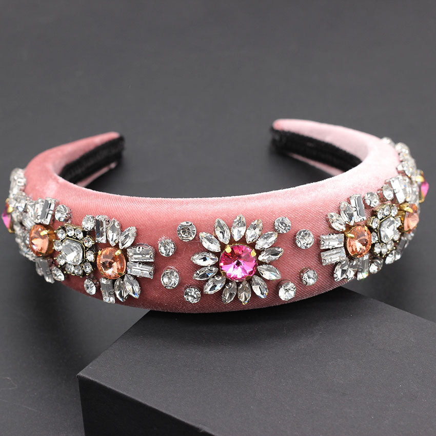 Rhinestone Daisies Headband