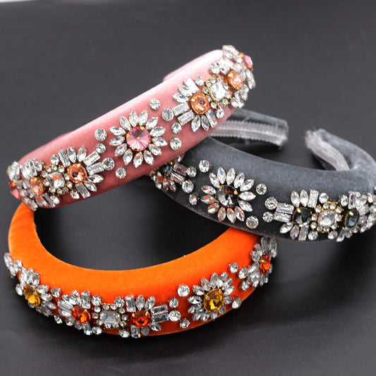 Rhinestone Daisies Headband