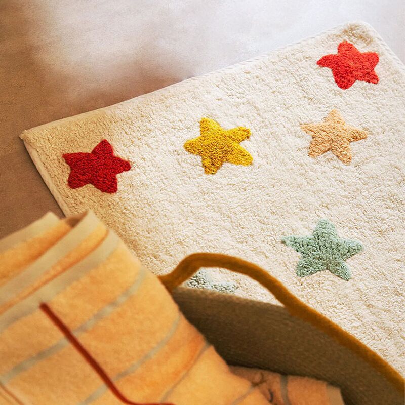 Minimalist Plush Rug Dachshund/Stars/Nature/Boho