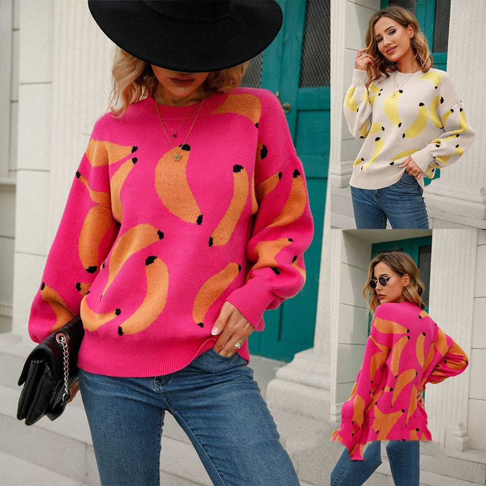 Gone Bananas Knit Sweater