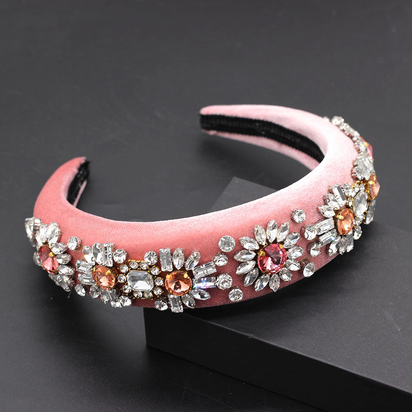 Rhinestone Daisies Headband